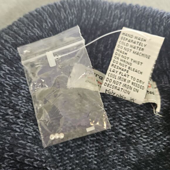 Vtg Christmas Cardigan Festive Knit Sweater Sz L Embroider Patchwork Cottagecore - Picture 5 of 16